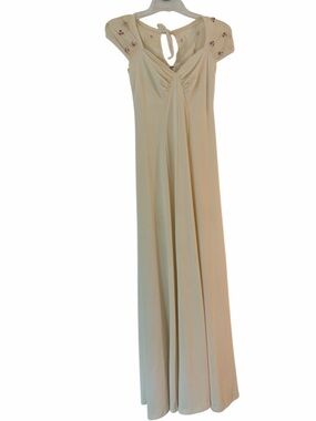 Vintage 1970s Prairie Peasant Prom Dress – ILGWU Union Made USA Size Medium